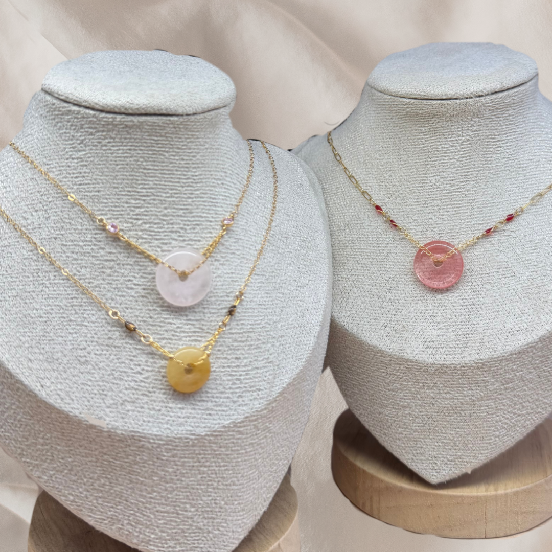 Donut Stone Charms for Permanent Jewelry