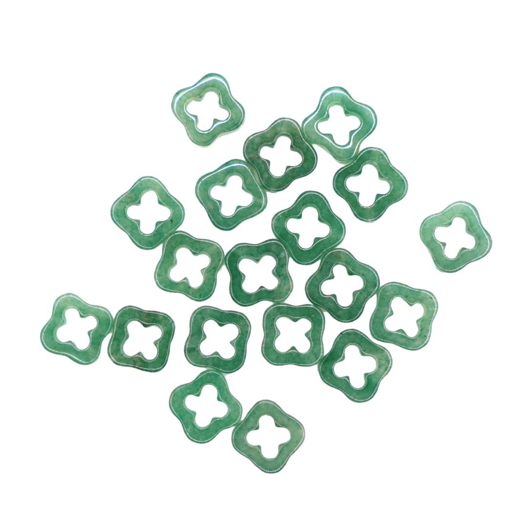 Clover Stone Charms for Permanent Jewelry
