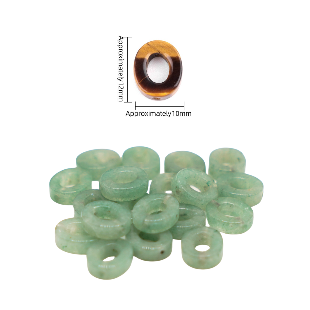 Oval Stone Charms for Permanent Jewelry