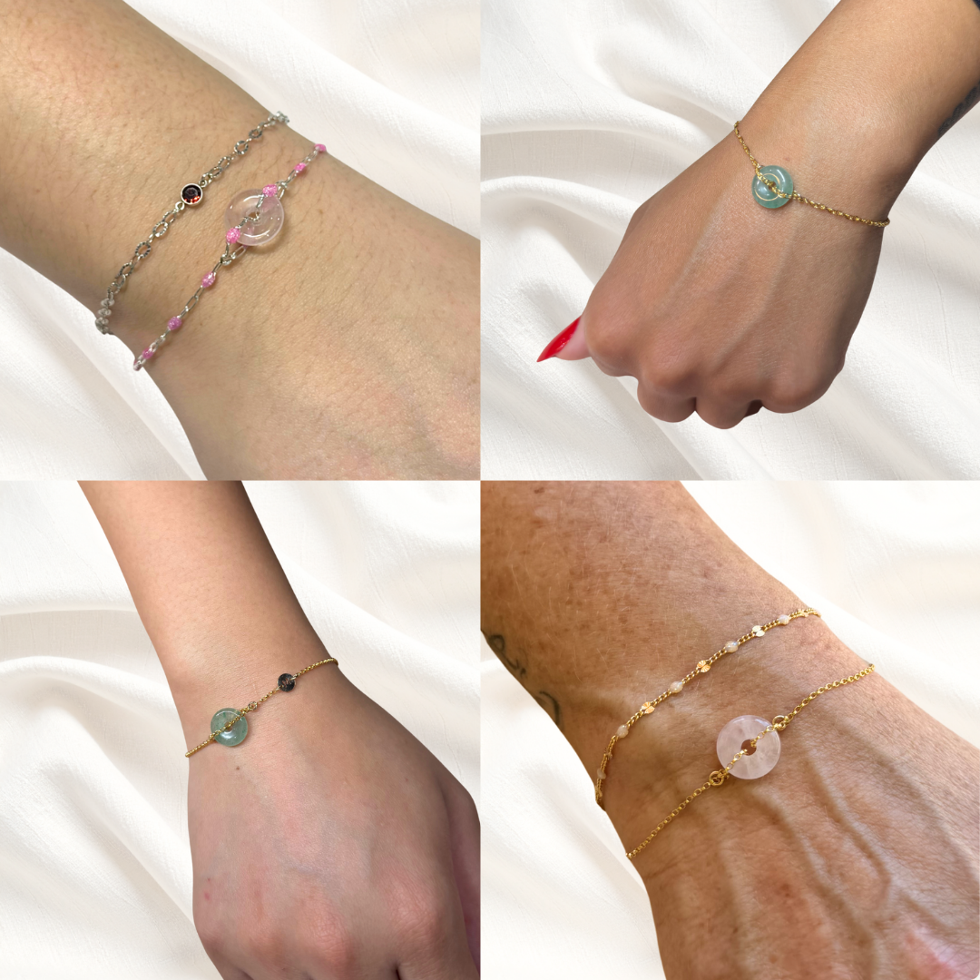 Donut Stone Charms for Permanent Jewelry